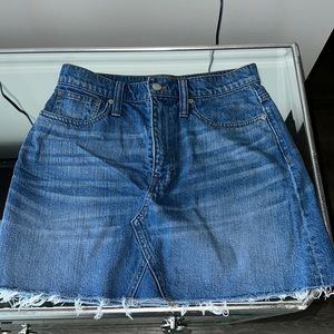 Madewell Jean Skirt Size 27